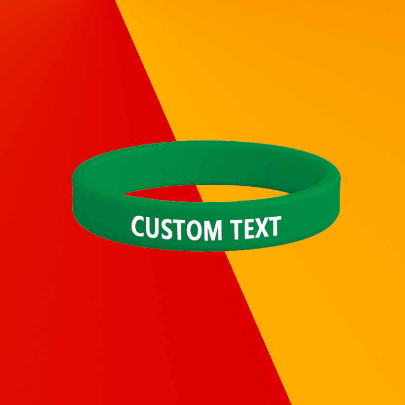 200pc Custom Silicone Wristbands, Thirteen Colors